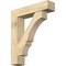 Ekena Millwork Balboa Block Rough Sawn Bracket w/ Offset Brace, Douglas Fir, 8"W x 34"D x 40"H BKT0806X34X40BOA05RDF - alternate 1